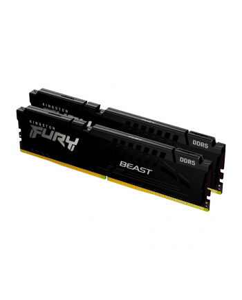 kingston Pamięć DDR5 Fury Beast 64GB(2*32GB)/6400 CL32 EXPO czarna