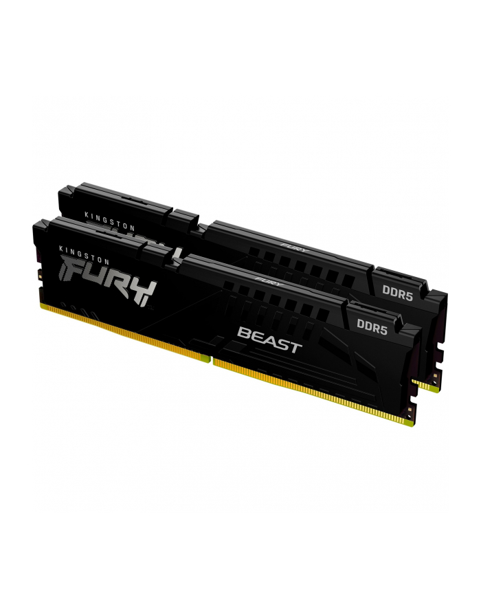 kingston Pamięć DDR5 Fury Beast 64GB(2*32GB)/6400 CL32 XMP czarna główny