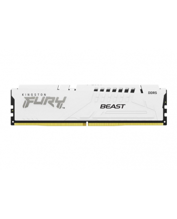 kingston Pamięć DDR5 Fury Beast 16GB(1*16GB)/6400 CL32 EXPO biała