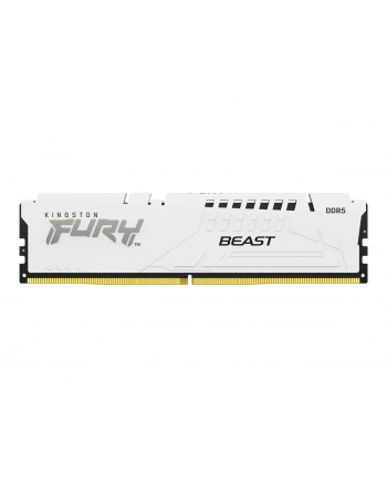kingston Pamięć DDR5 Fury Beast 16GB(1*16GB)/6400 CL32 EXPO biała nr 1