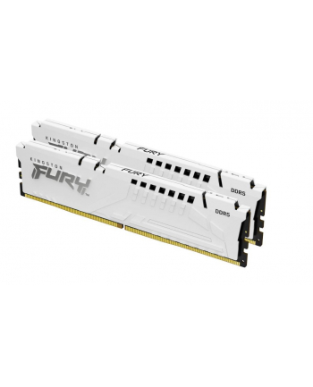 kingston Pamięć DDR5 Fury Beast 32GB(2*16GB)/6400 CL32 EXPO biała