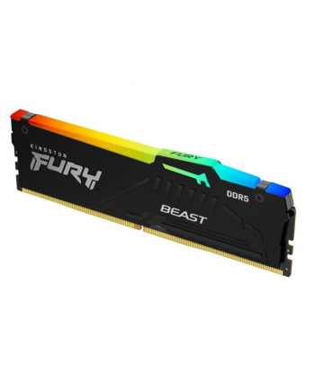 kingston Pamięć DDR5 Fury Beast RGB 16GB(1*16GB)/6800 CL34 EXPO czarna