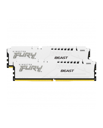 kingston Pamięć DDR5 Fury Beast White 32GB(2*16GB)/6800 CL34 EXPO