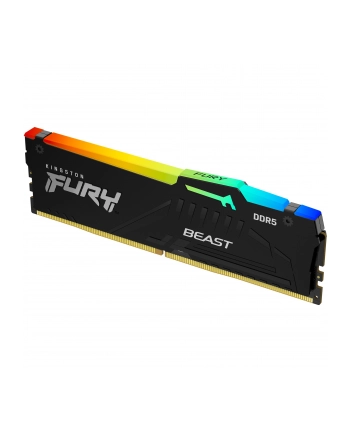 kingston Pamięć DDR5 Fury Beast RGB 32GB(1*32GB)/6000 CL30 EXPO czarna