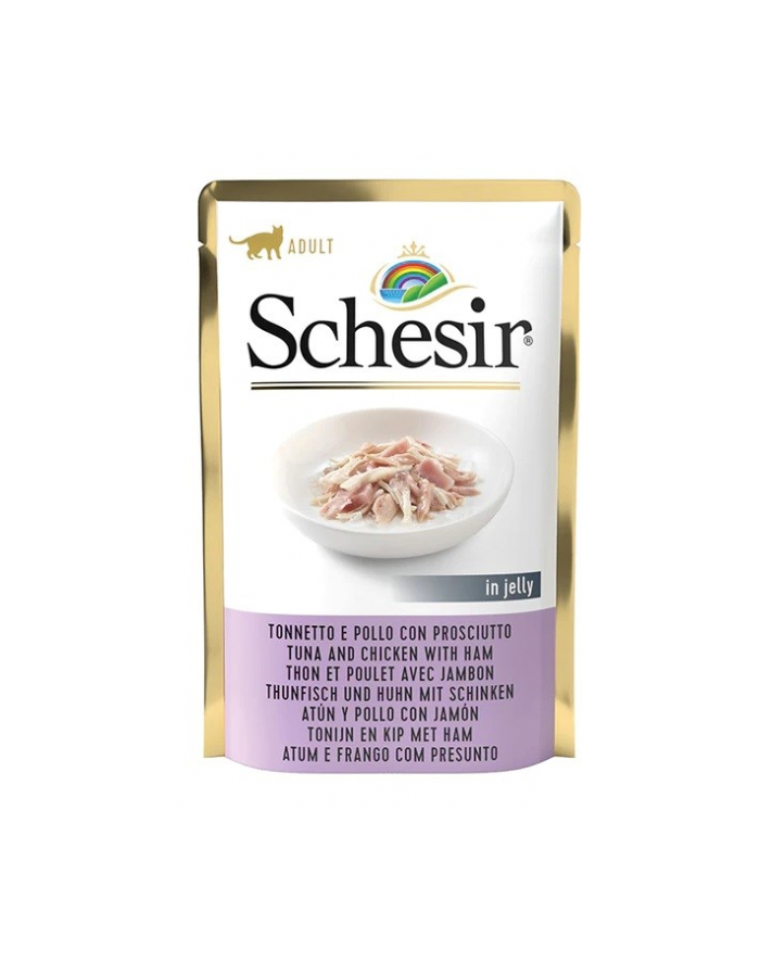 agras pet foods SCHESIR dla kotów Adult Tuńczyk z Kurczakiem i Szynką 85g główny