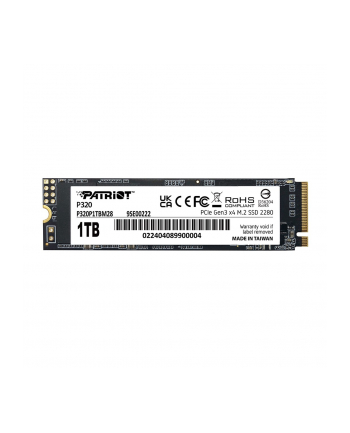 patriot memory SSD Patriot Viper P320 M2 PCI-Ex4 NVMe 1TB 3GB/s