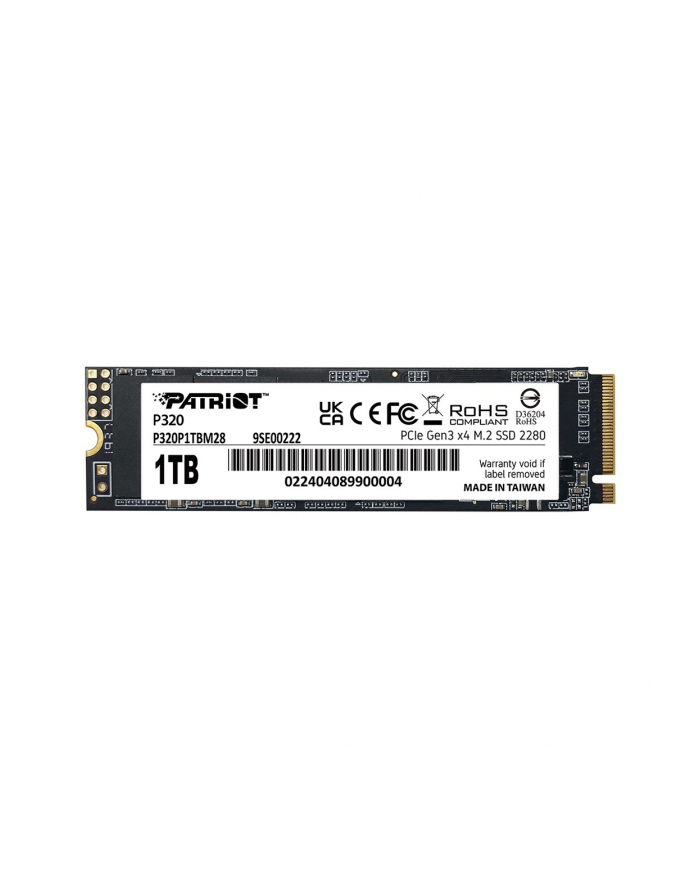 patriot memory SSD Patriot Viper P320 M2 PCI-Ex4 NVMe 1TB 3GB/s główny