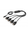 digitus Konwerter/Adapter USB 20 do 4x RS232 (DB9)z kablem USB A M/Ż dł 80cm - nr 1