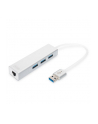 no name HUB 3-portowy USB 30 SuperSpeed z LANGigabit LAN adapter, aluminium - nr 8