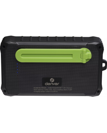 no name Powerbank solarny Denver PSO-10012 10000mAh z dynamem na korbkę