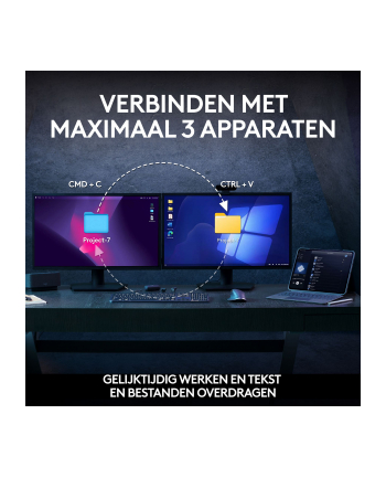 logitech Klawiatura MX Keys S + mysz + podkładka Combo Graphite US 920-011614 nr 2