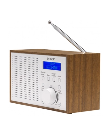 no name Kompaktowe radio DAB+/FM Denver DAB-46 białe