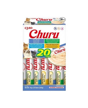 INABA CHURU Varietes Tuńczyk -przysmak dla kota 20x14 g