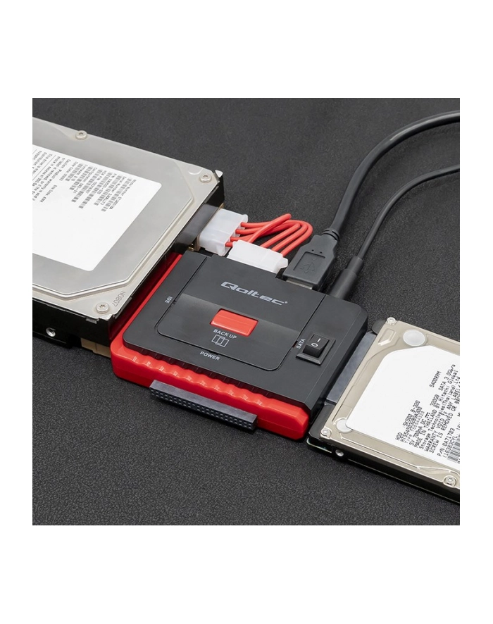 Qoltec Adapter USB 30 do ID-E | SATA III główny