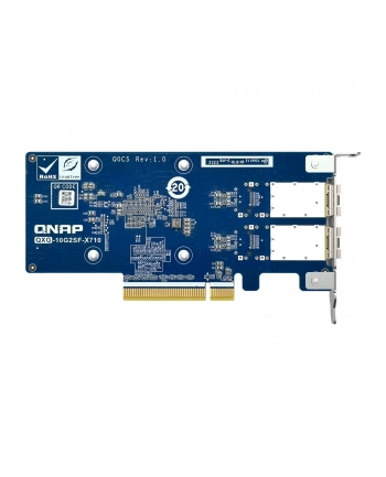 qnap Dwuportowa sieciowa karta rozszerzeń QXG-10G2SF-X710 10GbE d-p SFP+ network expand card