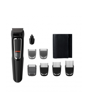 Philips | MG3730/15 | Trymer do twarzy i włosów 8 w 1 | Bezprzewodowy | Liczba stopni długości | Czarny nr 2
