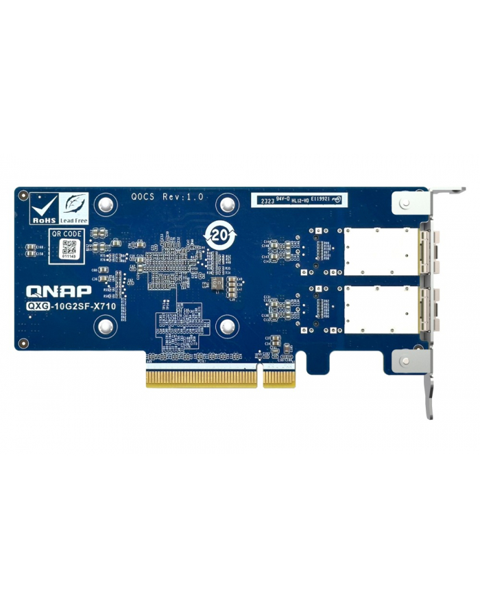 qnap Dwuportowa sieciowa karta rozszerzeń QXG-10G2SF-X710 10GbE d-p SFP+ network expand card główny