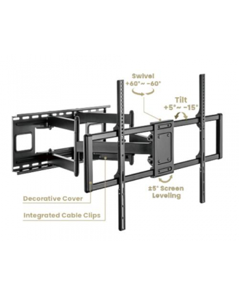 GEMBIRD Full-motion TV wall mount 60-120inch nr 2