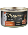 MIAMOR Feine Filets - filety mięsne smak: tuńczyk z jajami przepiórki 100g - nr 1