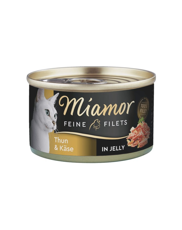 MIAMOR Feine Filets - filety mięsne smak: tuńczyk z serem 100g główny