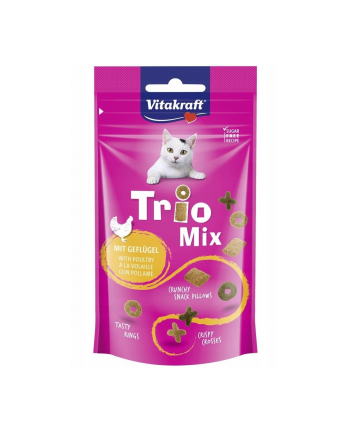 VITAKRAFT TRIO MIX drób przysmak dla kota 60g