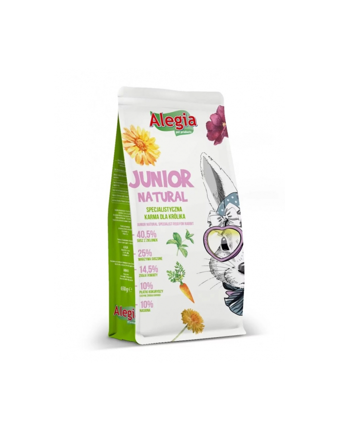 ALEGIA Junior Natural karma Królik 650g główny