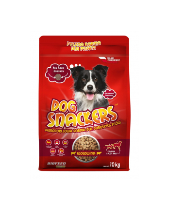 BIOFEED DOG SNACKERS ADULT WOŁOWINA 10 KG