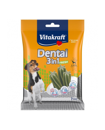 VITAKRAFT D-ENTAL 3w1 FRESH S przysmak dla psa 120g