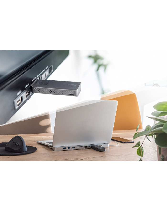 no name Przedłużacz/Extender HDMI bezprzewodowy 50m 1080p60Hz FHD 5GHz, audio (zestaw) główny