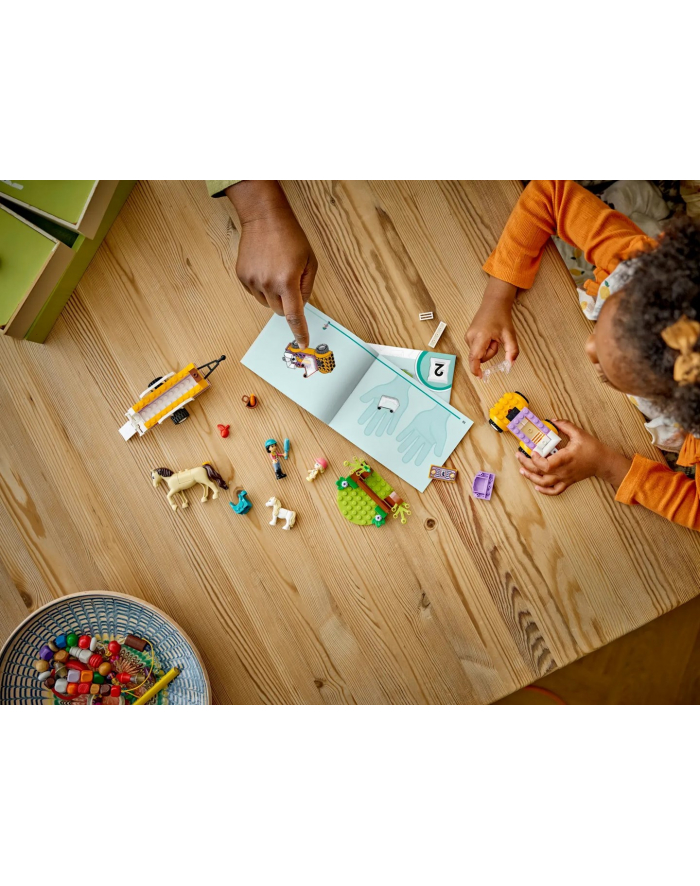 LEGO 42634 FRIENDS Przyczepka dla konia i kucyka p8 główny