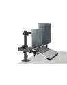 no name Uchwyt biurkowy podwójne ramię na 1xLCD 32''; 4kg, 1xNotebook 15,4''; 9kg - nr 10