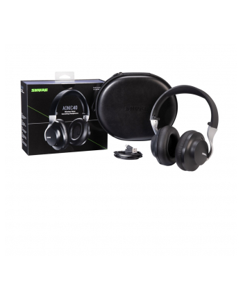 Shure SBH1DYBK1-EFS - Profesjonalne słuchawki bezprzewodowe AONIC 40 z systemem ANC (czarne)