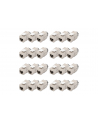 no name Moduł (gniazdo) keystone RJ45 (8P8C) kat6A, STP,ekranowany, beznarzędziowy, stalowy, 24szt - nr 21