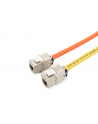 no name Moduł (gniazdo) keystone RJ45 (8P8C) kat6A, STP,ekranowany, beznarzędziowy, stalowy, 24szt - nr 24