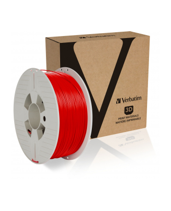 Filament do drukarek 3D Verbatim ABS 1,75 mm 1kg czerwony