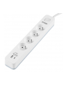 Listwa antyprzepięciowa Ever Proect 4PL 1A1C USB 1,5m biała - nr 2