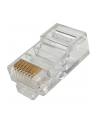 Wtyk RJ45 UTP kat. 5e, drut, Netrack, przelotowy (100 szt) - nr 1