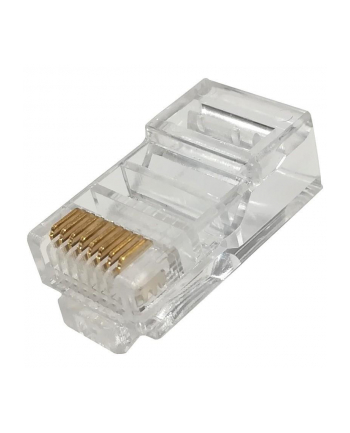 Wtyk RJ45 UTP kat. 5e, drut, Netrack, przelotowy (100 szt)