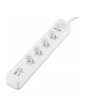 Listwa antyprzepięciowa Ever Proect 4PL 1A1C USB 1,5m biała - nr 1