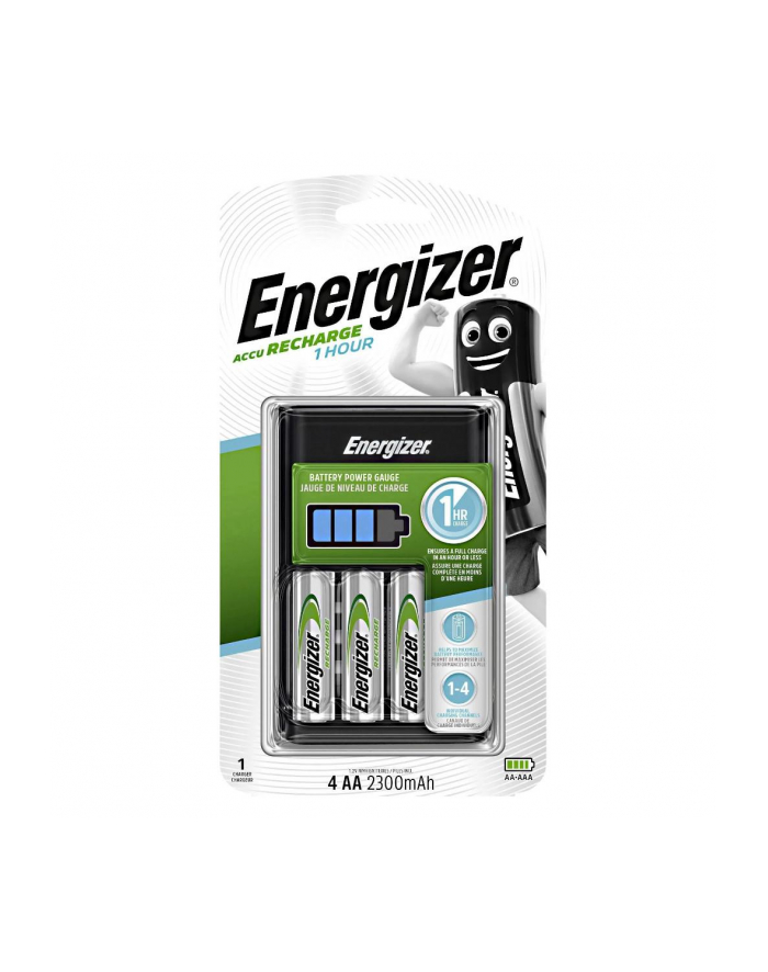 Ładowarka akumulatorków Ni-MH Energizer 1 hour + 4 x R6/AA 2300 mAh główny