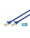 Digitus 10Er Cat 6A S/Ftp Patchkabel, 5M, Blau (DK1644A050B10) - nr 1