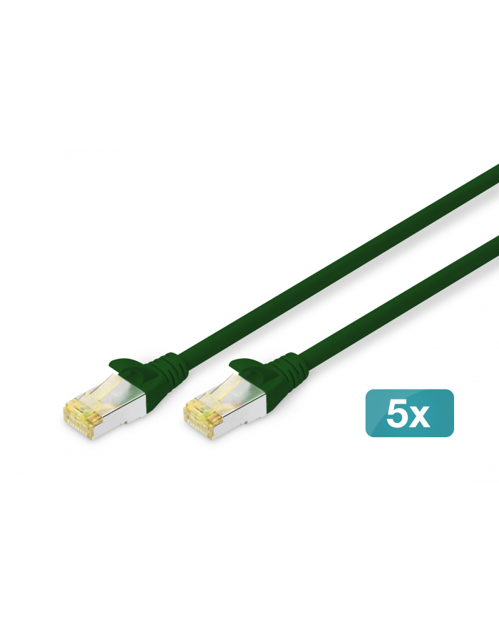 Digitus 5er CAT 6A S/FTP Patchkabel, 7m zielony (DK1644A070G5) główny