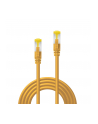 Lindy Patch Cat6A Rj45 S/Ftp Cat7 Lszh żółty 15M (47668) - nr 1