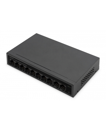 Digitus 8+2 Port FE PoE Switch 8 Port PoE 802.3at 10/100 Mbps (DN95354)