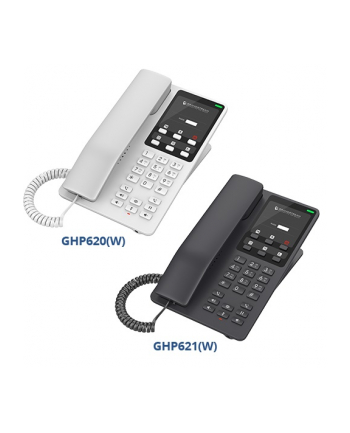 Grandstream Networks Ghp621W Telefon Voip Czarny 2 Linii Lcd Wi-Fi