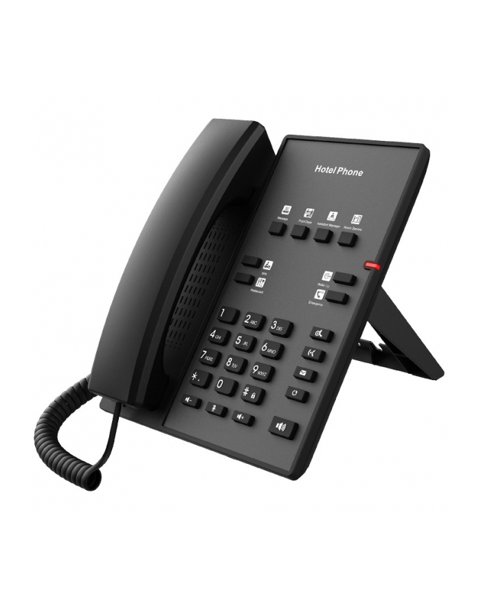 Fanvil H1 Czarny Hotelowy Telefon Voip Hd Voice 100Mb/S Poe Desktop główny