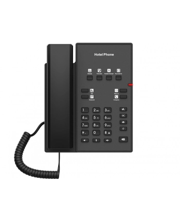 Fanvil H1 Czarny Hotelowy Telefon Voip Hd Voice 100Mb/S Poe Desktop