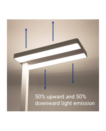 Maul Lampa stojąca LED 8258402 srebrny, biały 1 szt. MAULJAVAL