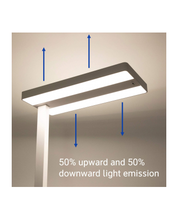 Maul Lampa stojąca LED 8258602 80 W biel neutralna 50 lm (MAULJUVIS)
