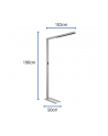 Maul Lampa stojąca LED z czujnikiem ruchu 8259295 srebrny 1 szt. MAULSIRIUS - nr 10